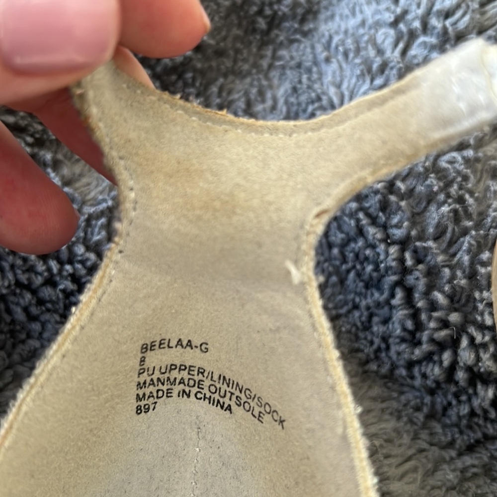 Sparkly Block Sandal - image 5